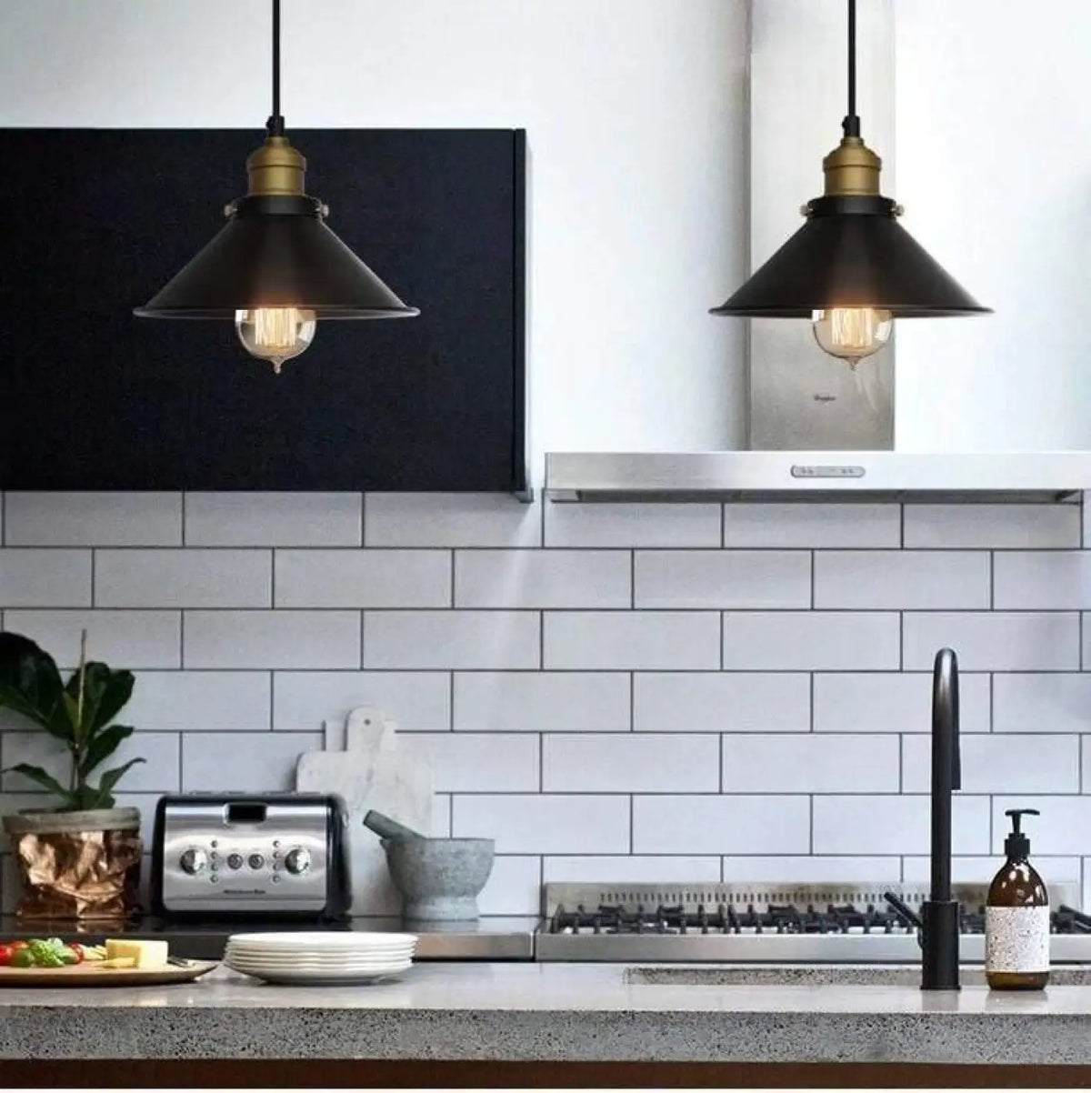 Plafonnier Industriel Vintage – Fenette