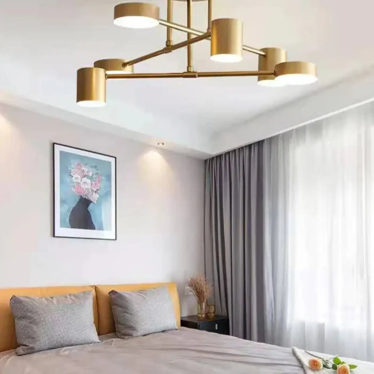 Plafonnier LED Contemporain pour Salon – Lavan