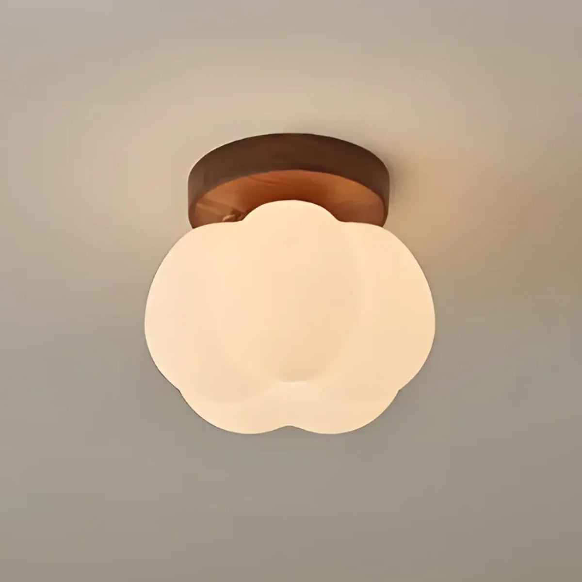 Plafonnier LED Fleur en Bois – Fénel
