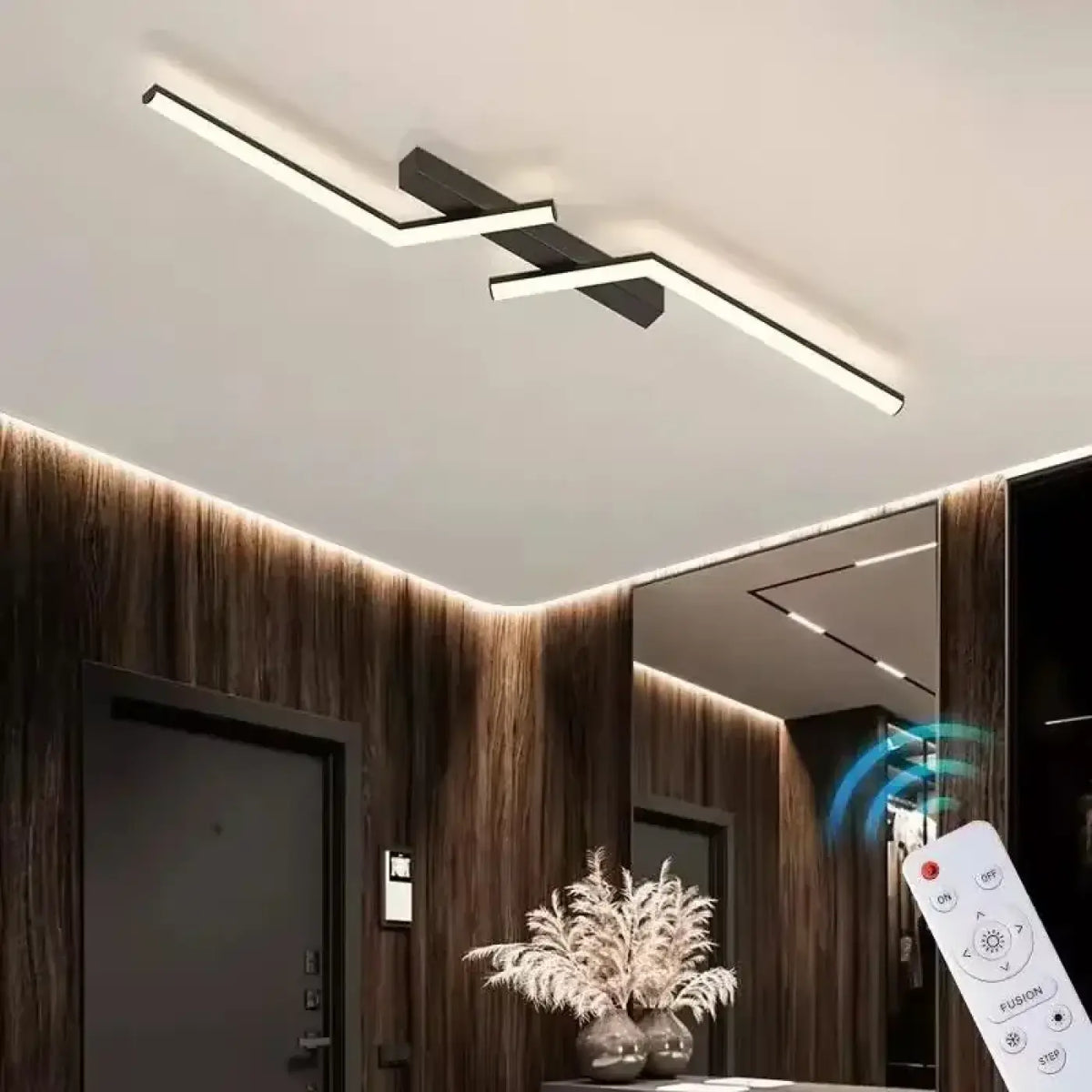 Plafonnier LED Linéaire Moderne – Tasane