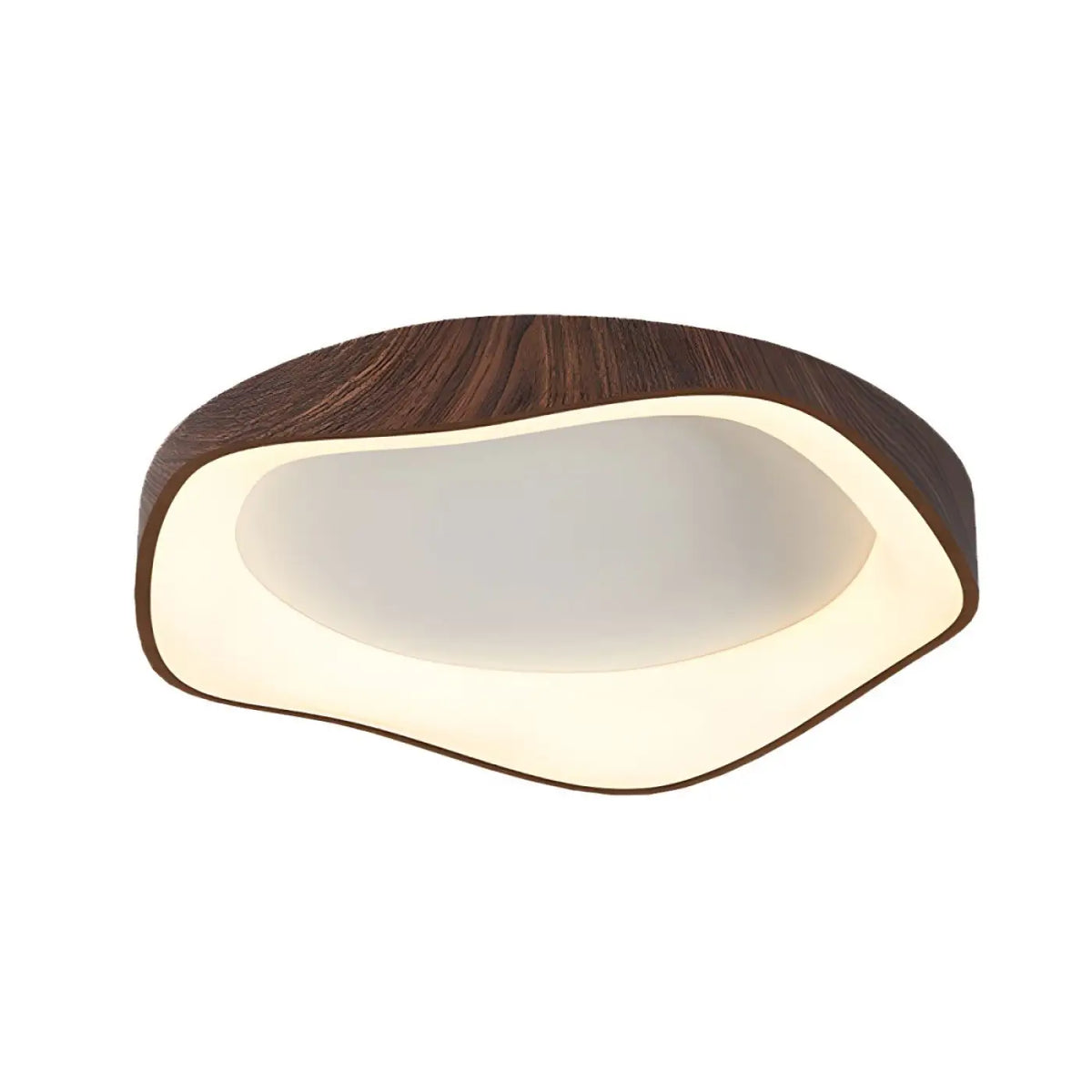 Plafonnier LED en Bois Contemporain – Mivan