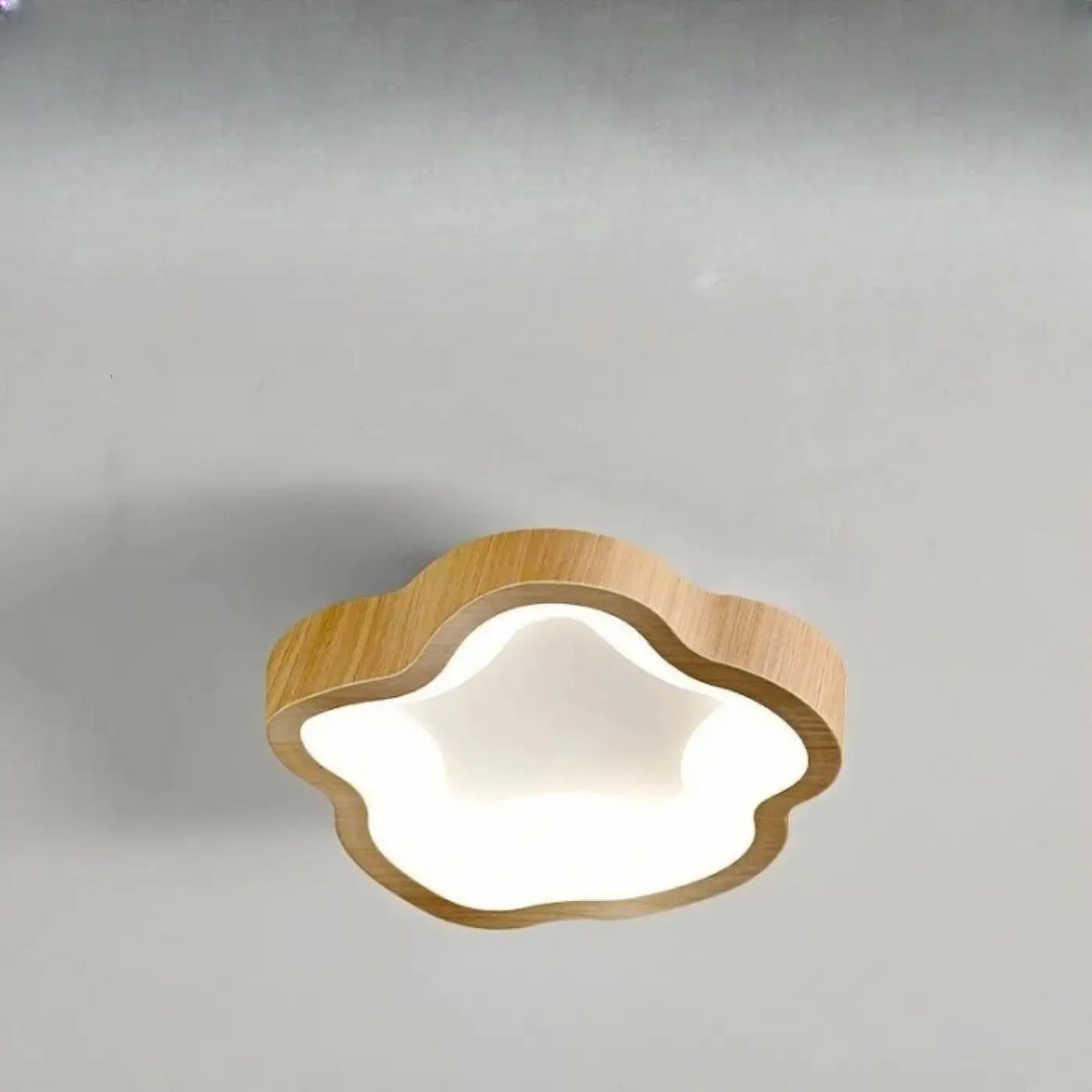Plafonnier en Bois Organique – Tomel