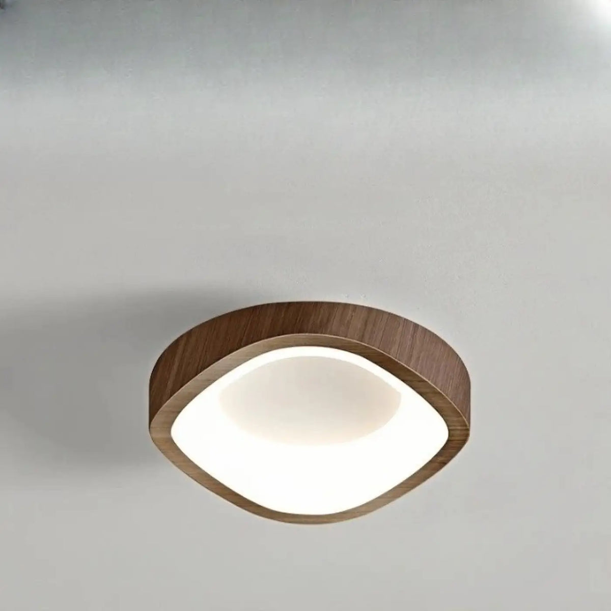 Plafonnier en Bois Organique – Tomel