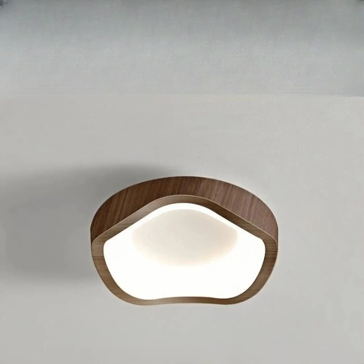 Plafonnier en Bois Organique – Tomel