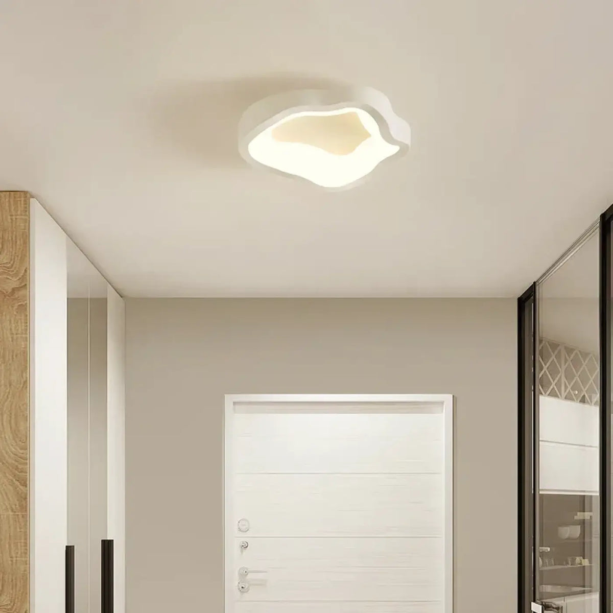Plafonnier LED en Bois Moderne – Livis