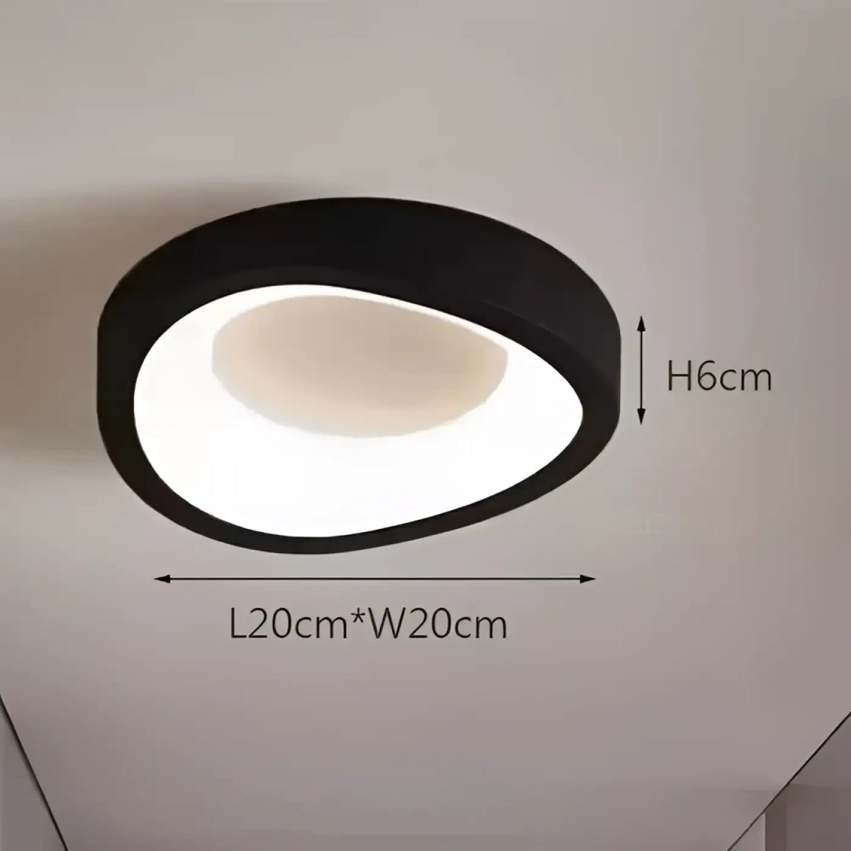 Plafonnier LED en Bois Moderne – Livis
