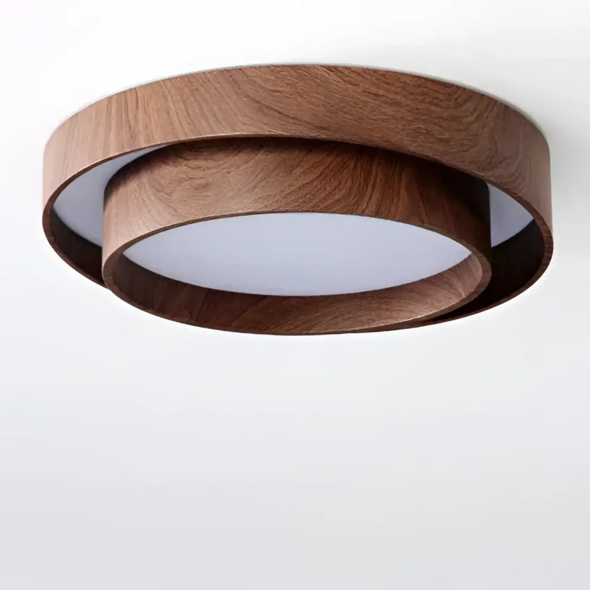 Plafonnier Rond en Bois à Anneau – Taline