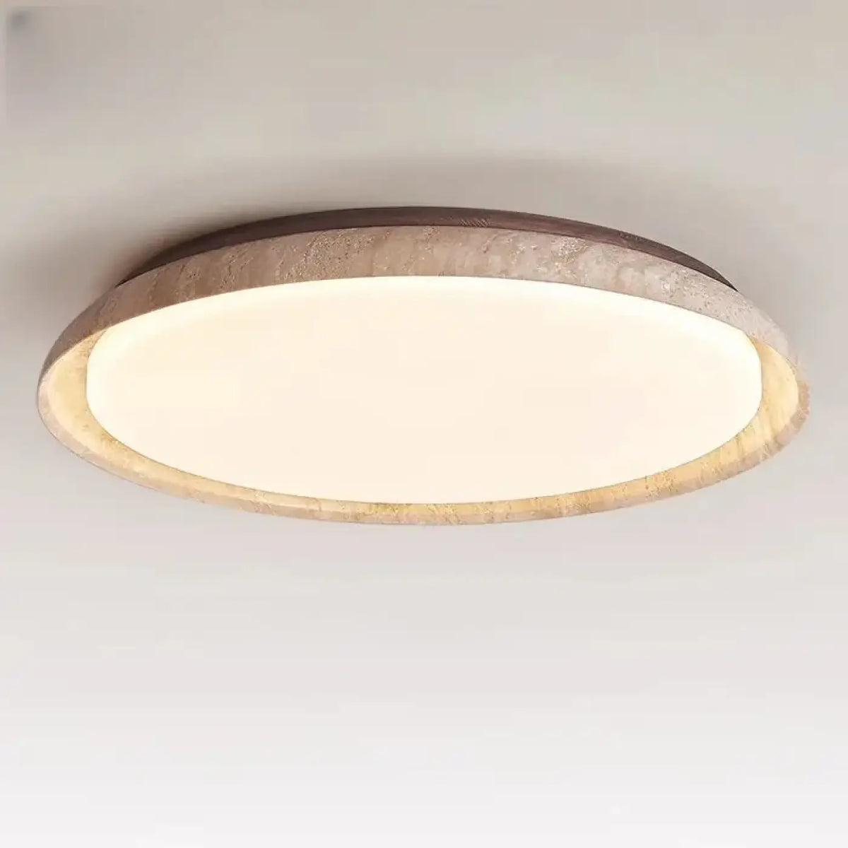 Plafonnier Rond en Bois LED – Ridan