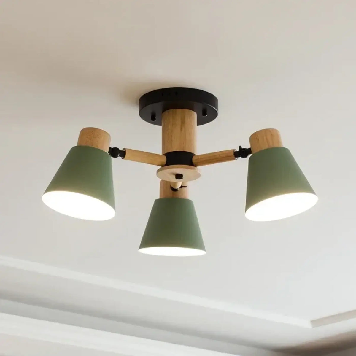 Plafonnier Scandinave Bois et Métal – Zaron