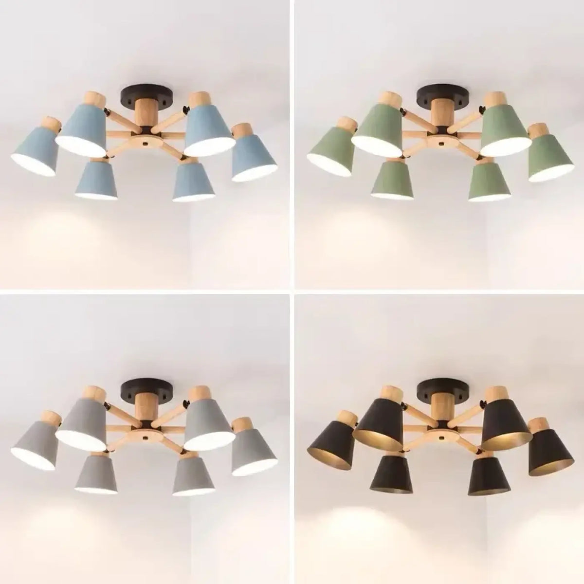 Plafonnier Scandinave Bois et Métal – Zaron