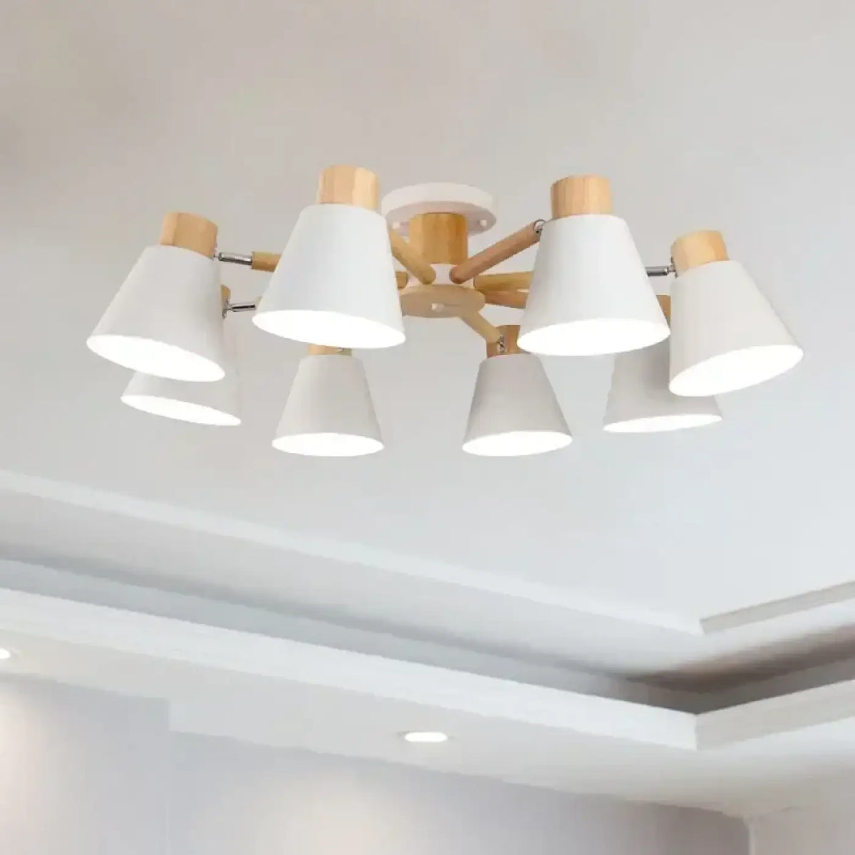 Plafonnier Scandinave Bois et Métal – Zaron