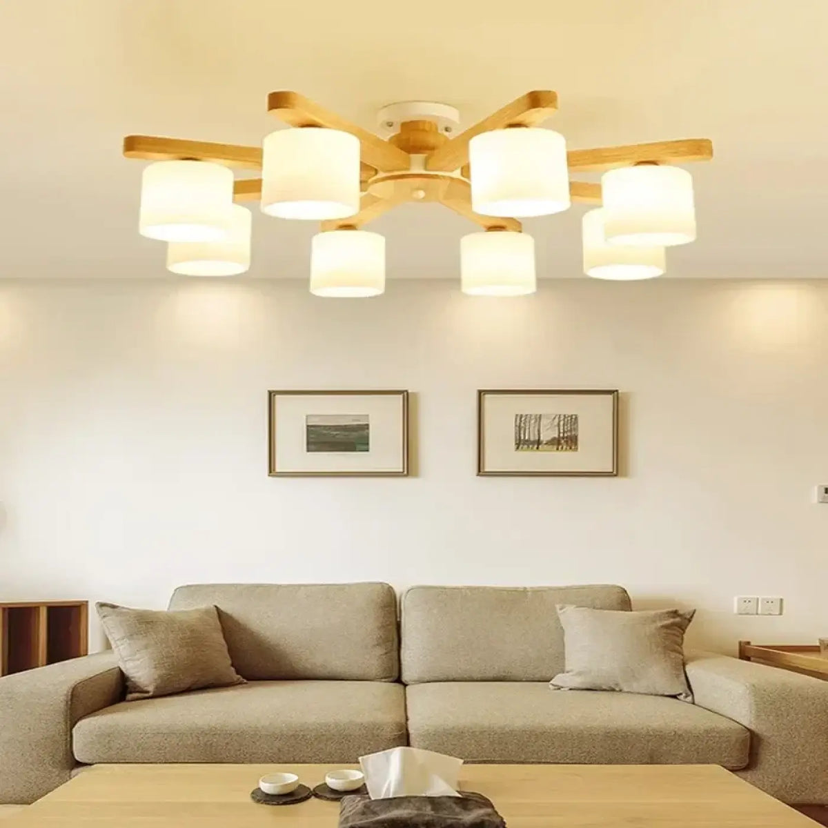 Plafonnier Scandinave Bois et Métal – Zaron