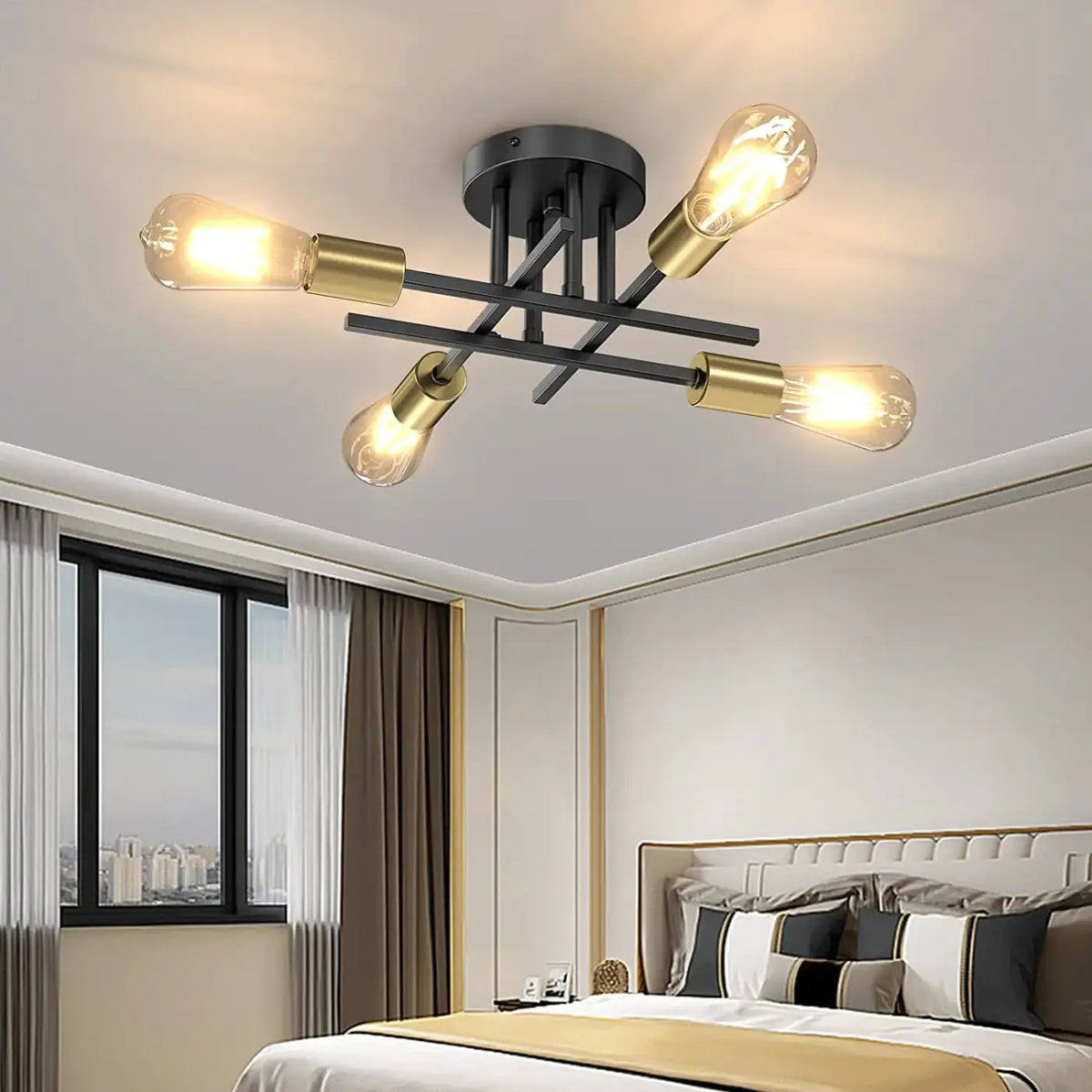 Plafonnier Loft à Tubes Croisés – Résette
