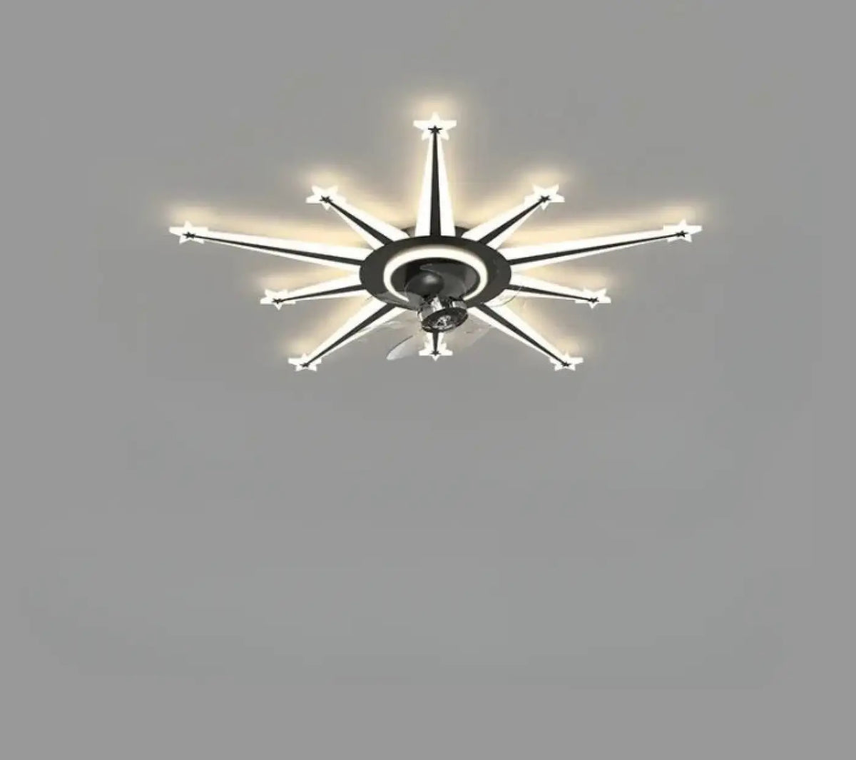 Plafonnier Ventilateur Design à Tubes Lumineux – Tavan
