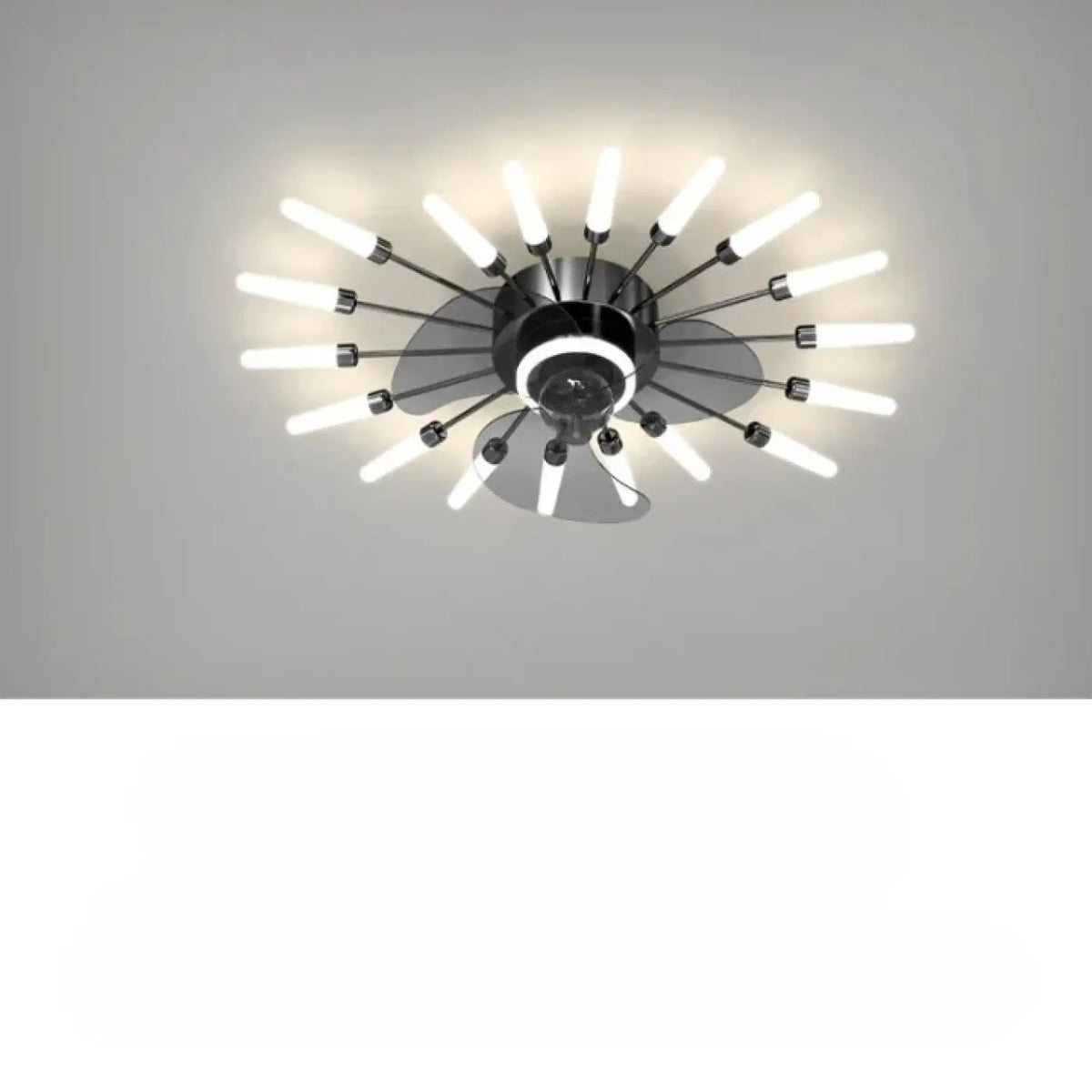 Plafonnier Ventilateur Design à Tubes Lumineux – Tavan
