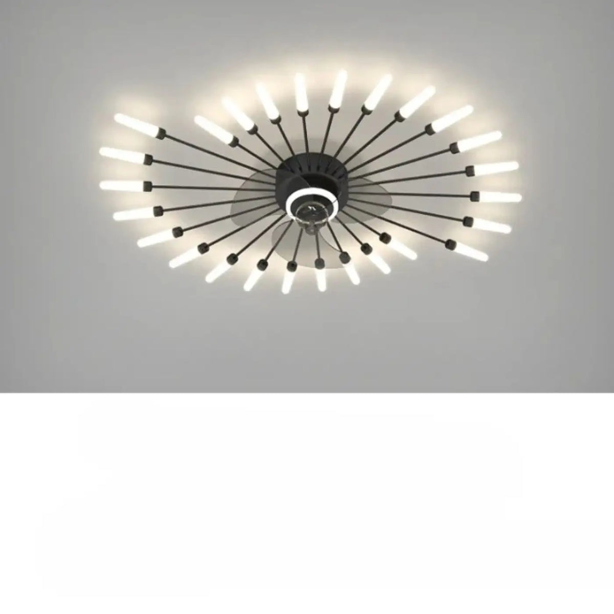 Plafonnier Ventilateur Design à Tubes Lumineux – Tavan