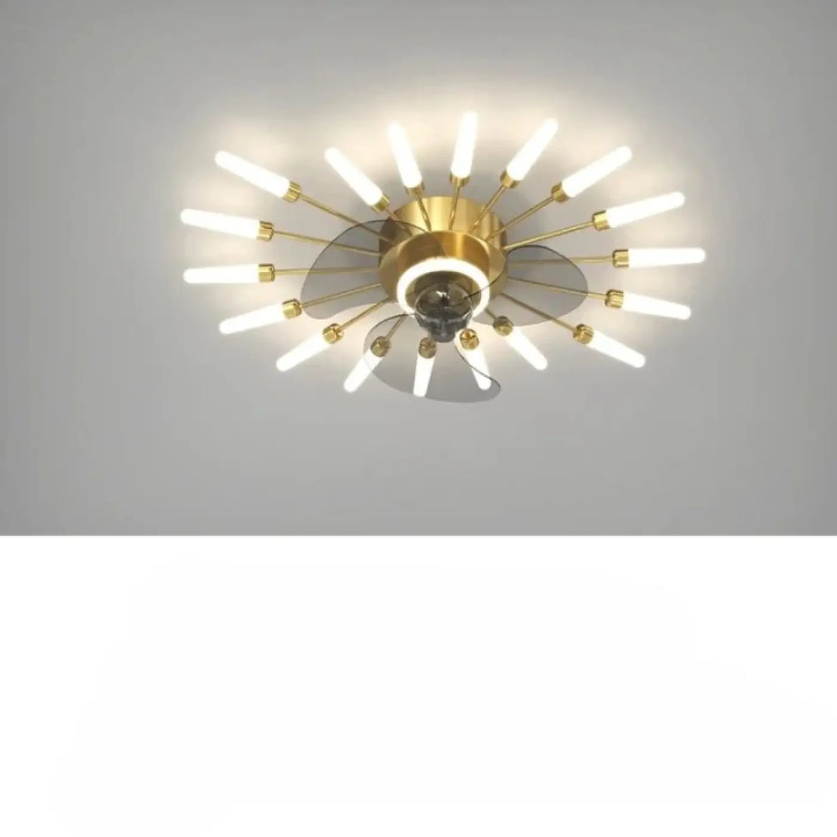 Plafonnier Ventilateur Design à Tubes Lumineux – Tavan