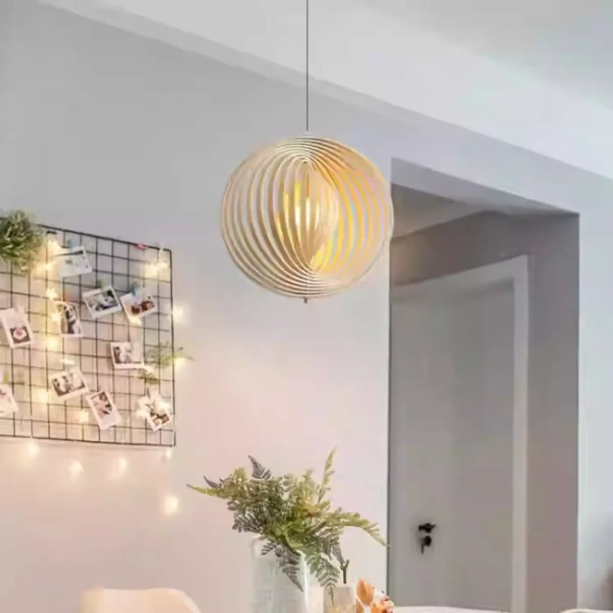 Suspension en Bois Design Spirale – Diro
