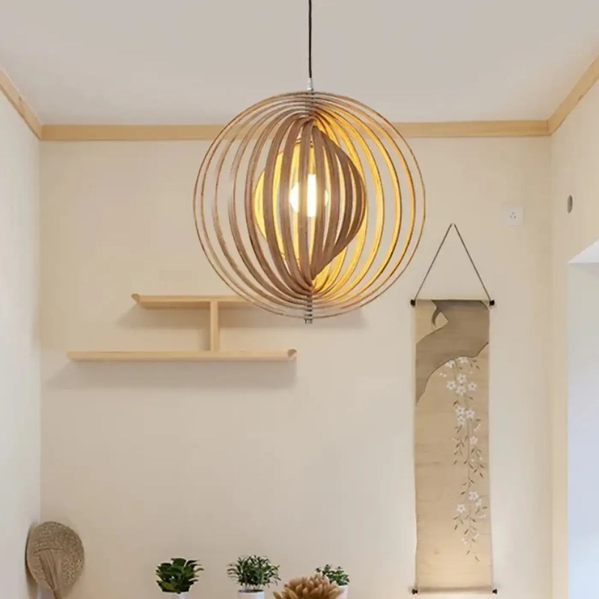 Suspension en Bois Design Spirale – Diro