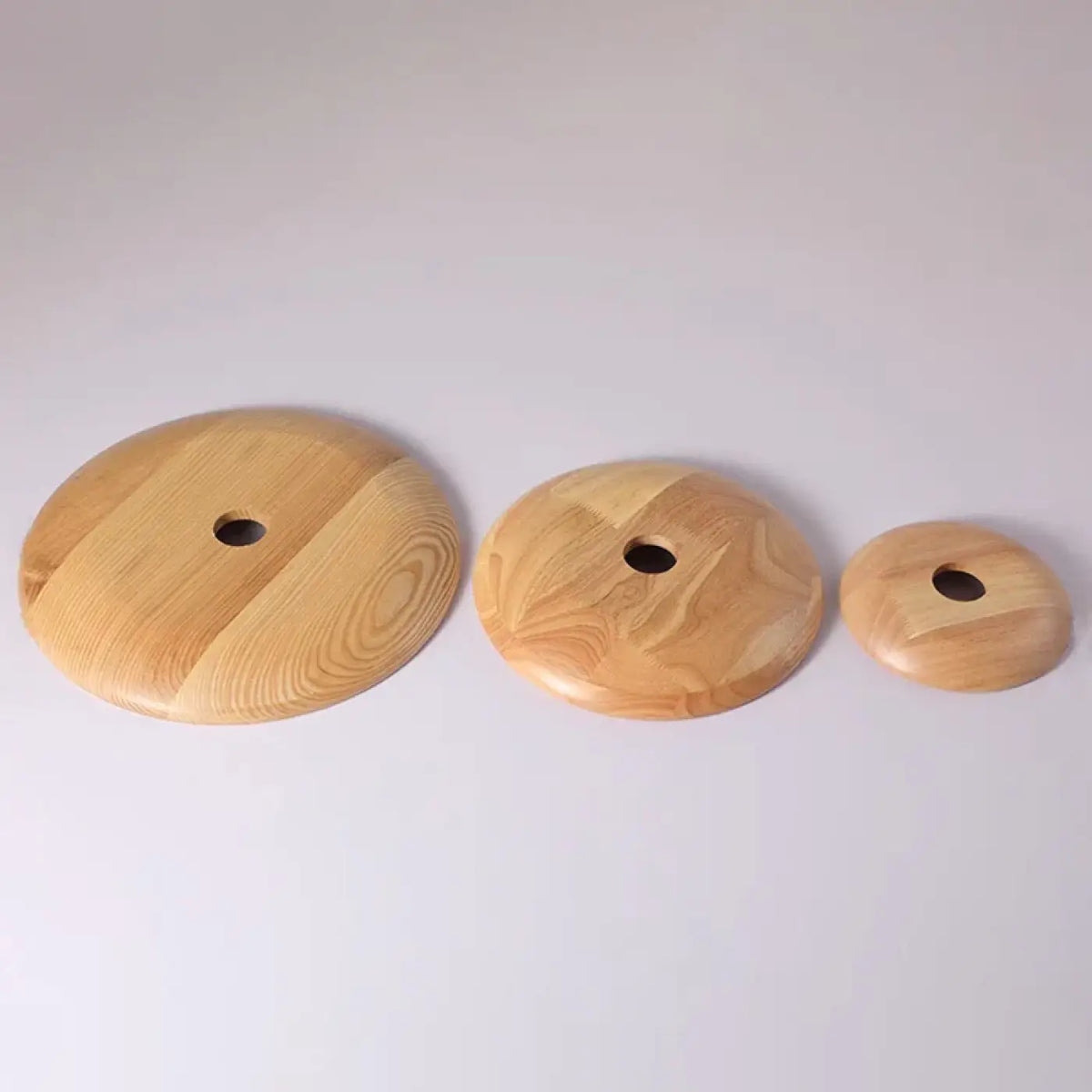 Suspension Bois Abat-jour Rond Minimaliste – Boselle