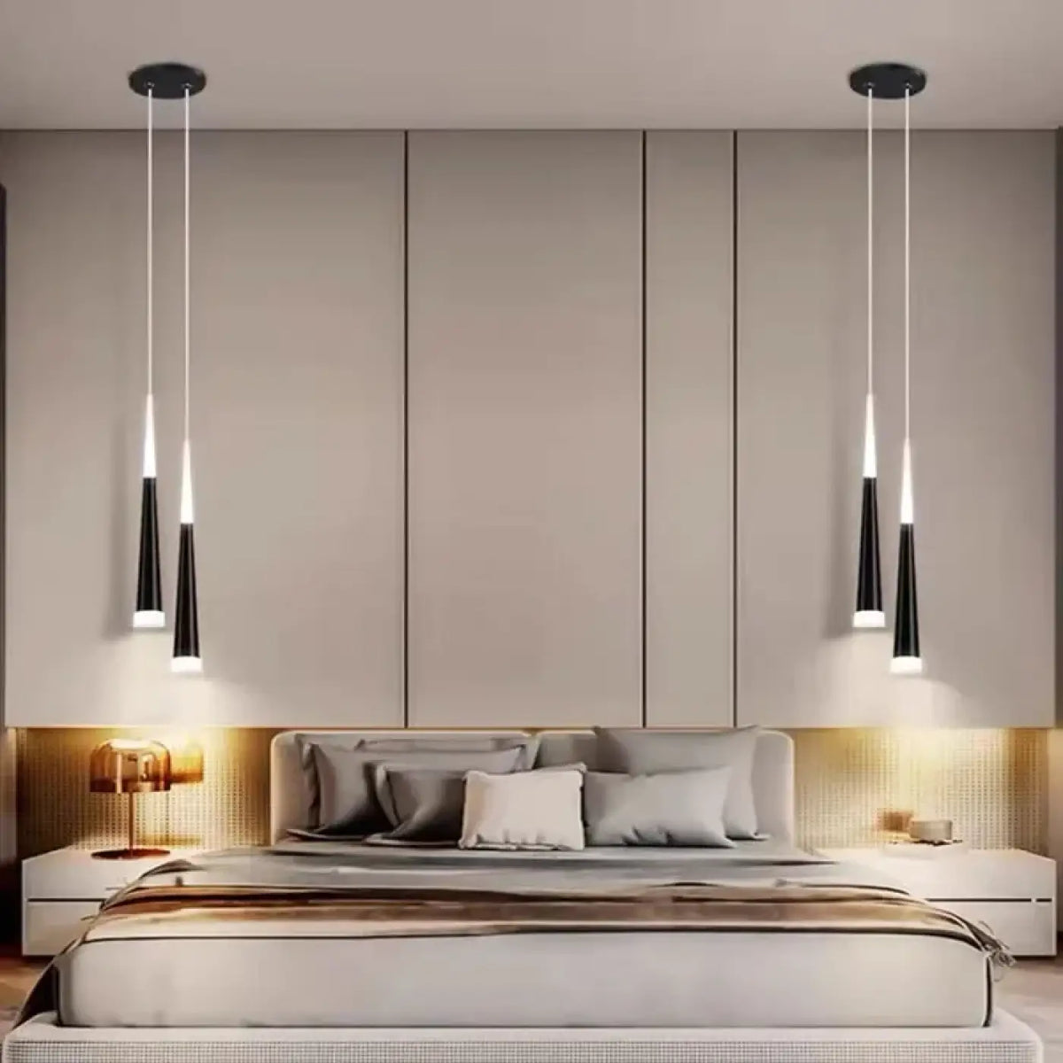 Suspension Cône Minimaliste pour Chambre – Vilia