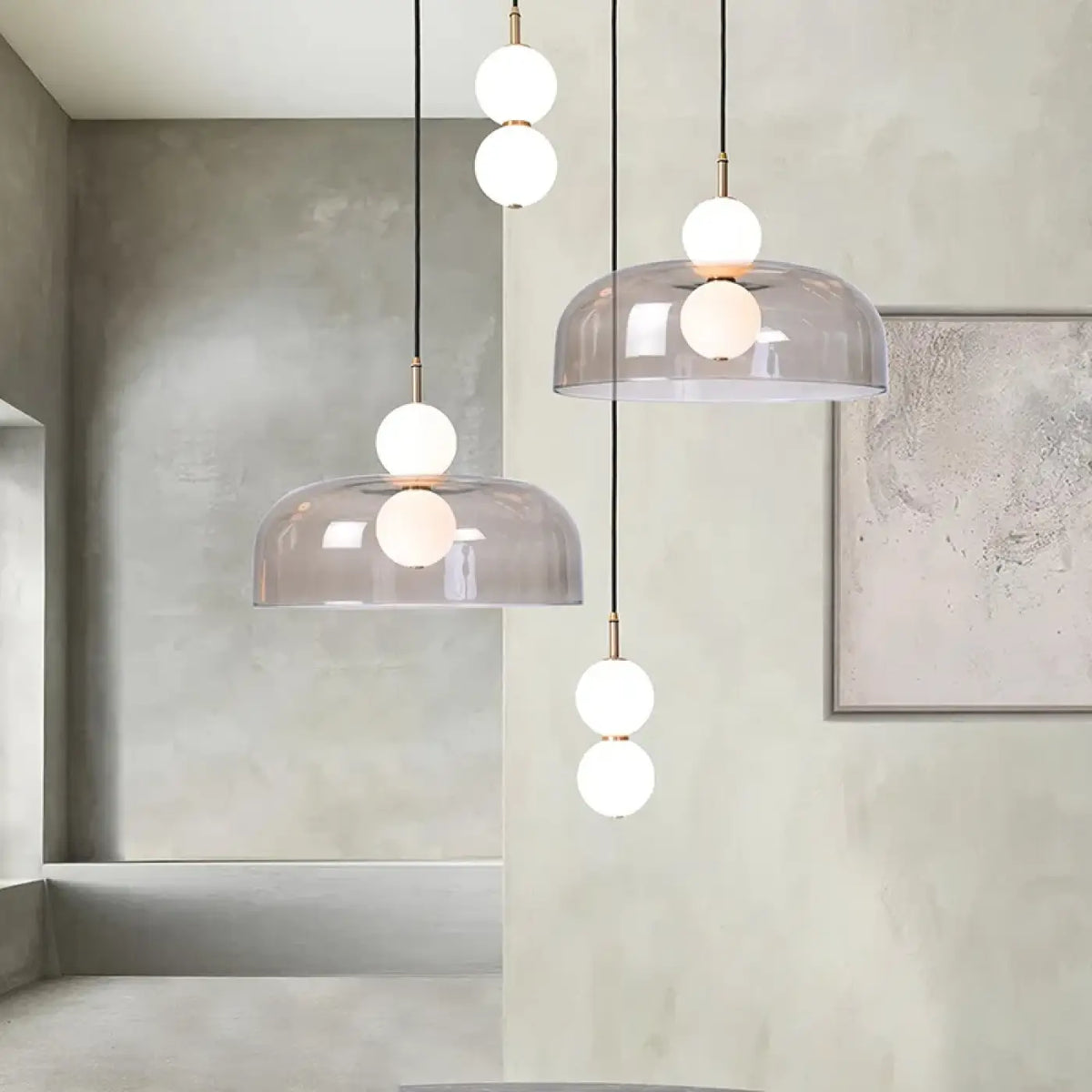 Suspension Globe en Verre Transparent – Norio