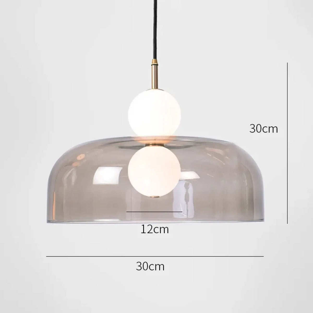 Suspension Globe en Verre Transparent – Norio