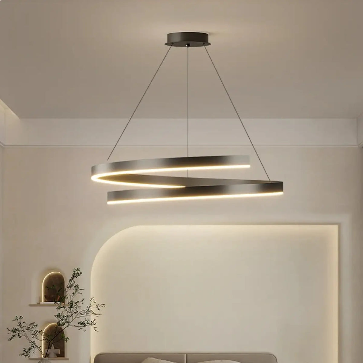 Suspension LED à Anneaux Lumineux – Divia