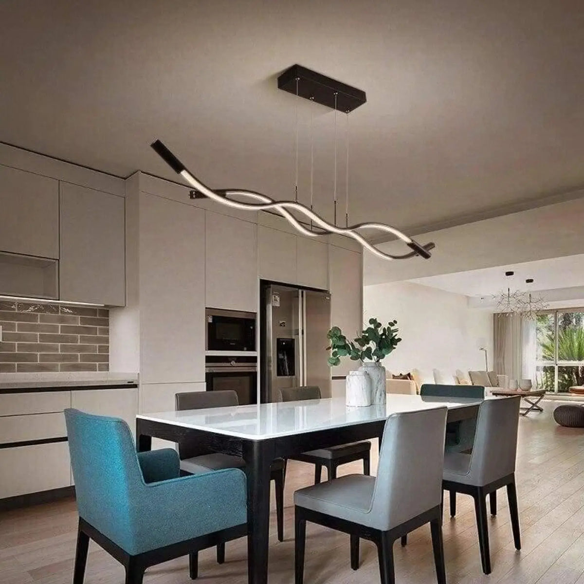 Suspension Cuisine Design Linéaire – Plosio