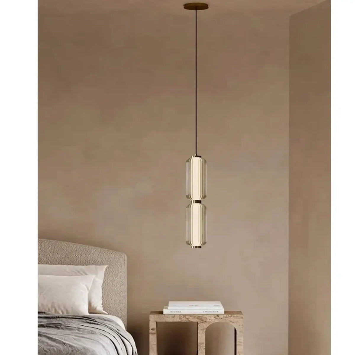 Suspension Cylindrique en Verre – Finia