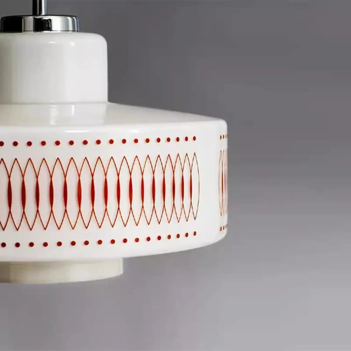 Suspension Cylindrique Vintage Crème – Prirane