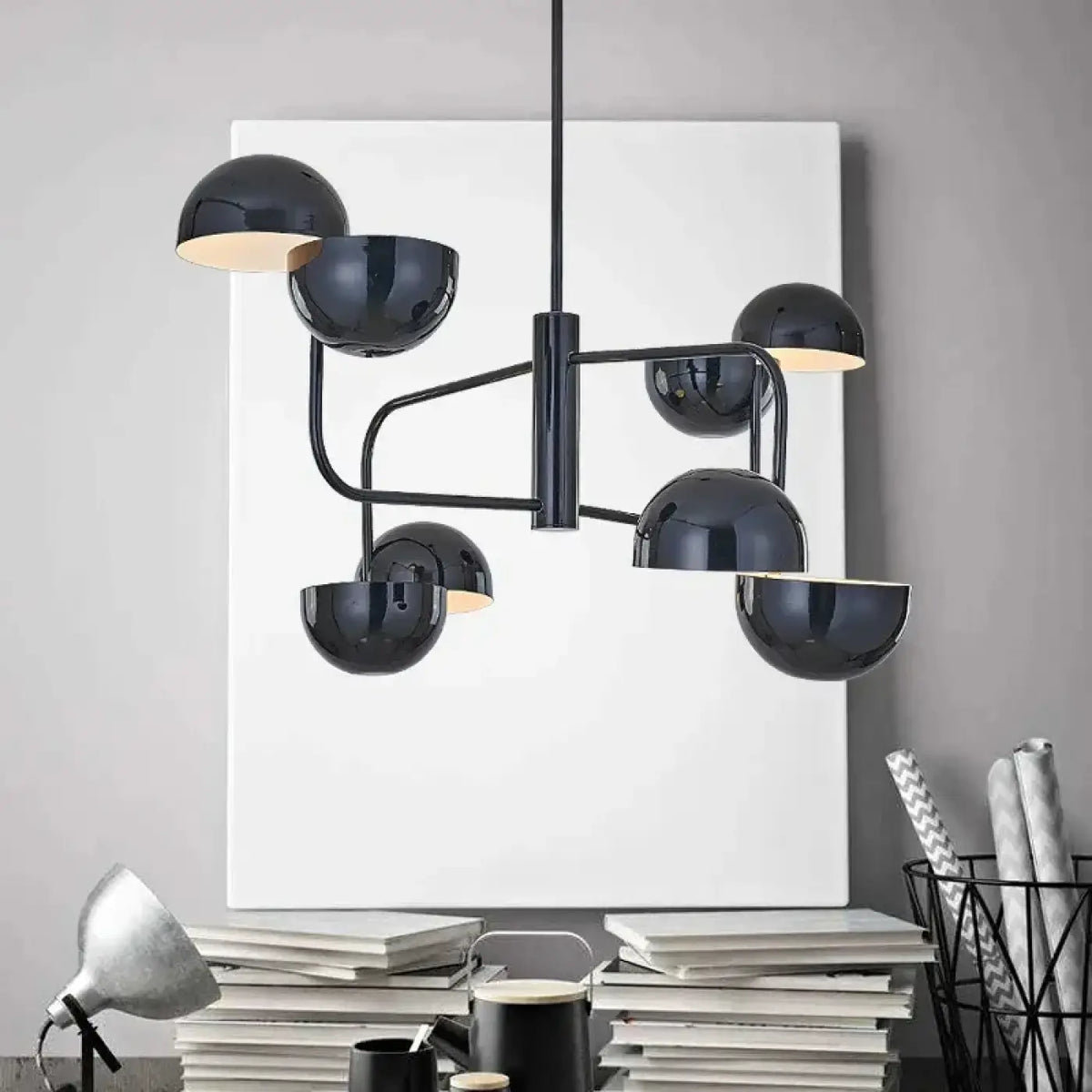 Suspension Boules Chromées Effet Miroir – Zidia