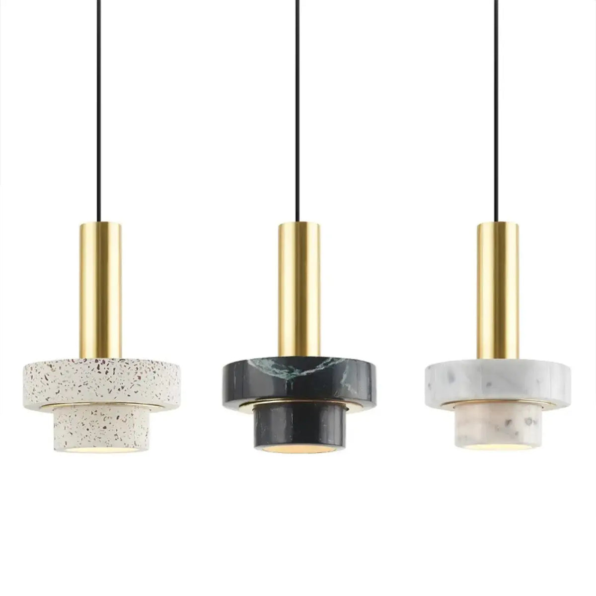 Suspension Laiton et Terrazzo – Vorelle