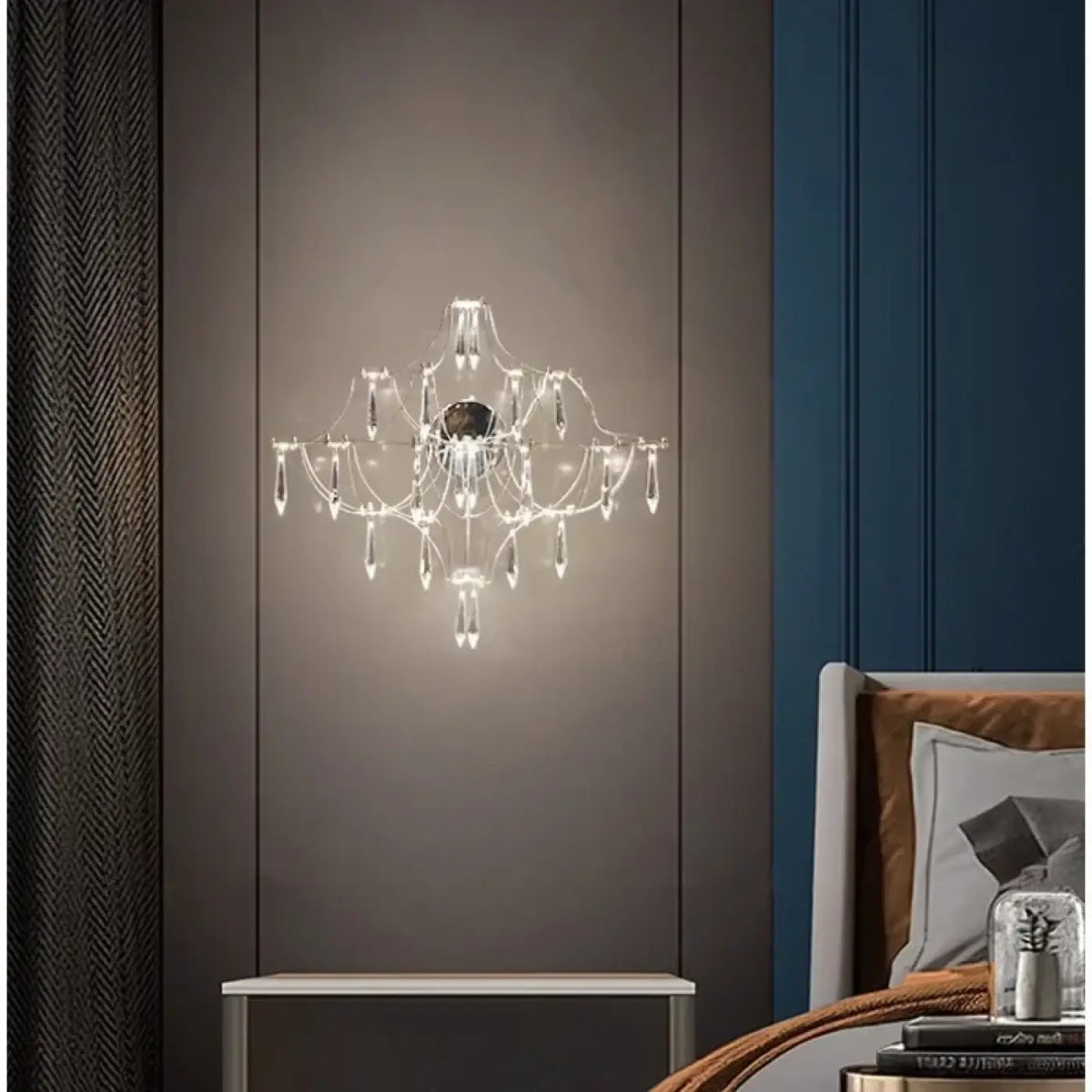 Applique Murale en Cristal et Verre – Rovane