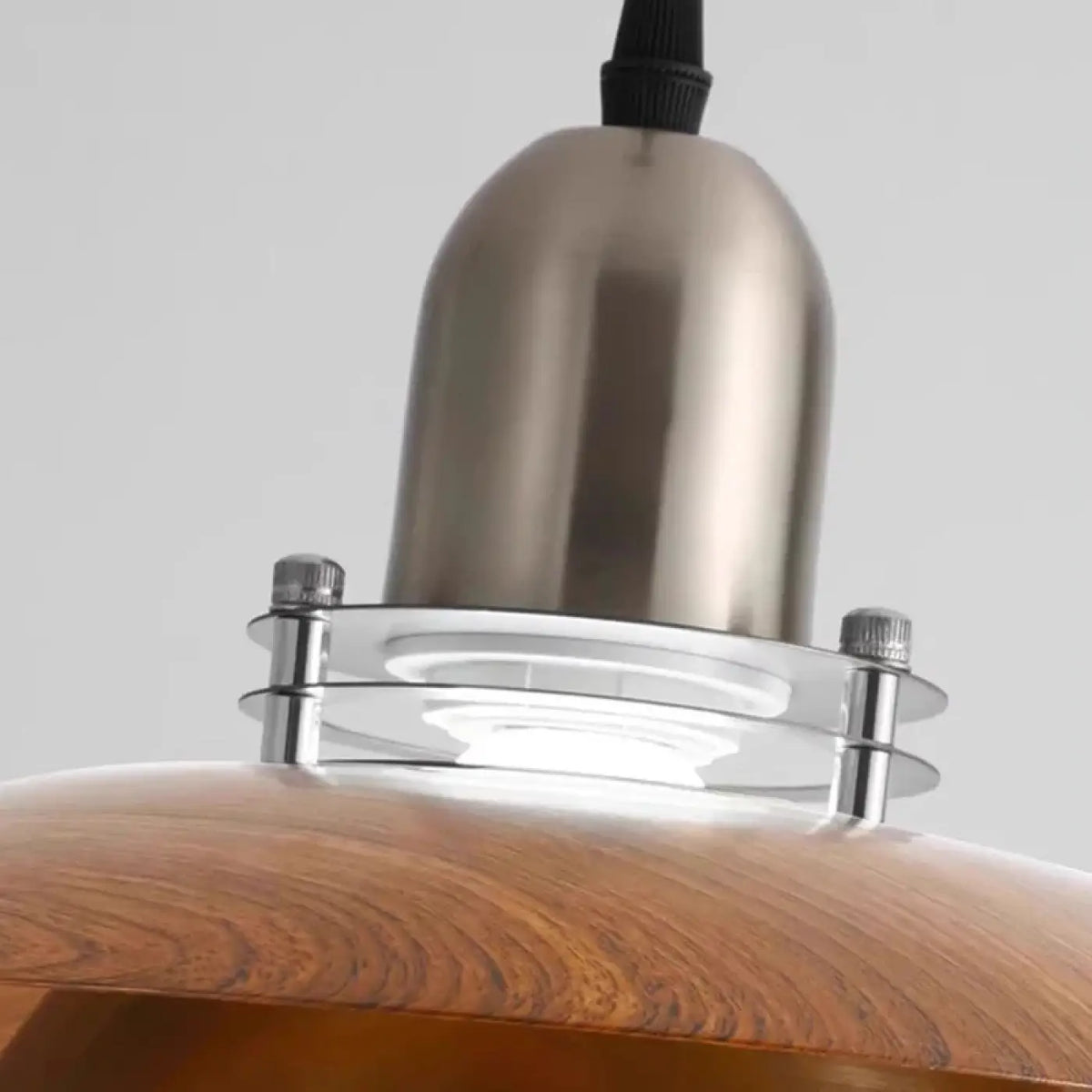 Suspension Moderne en Métal et Bois – Vasio