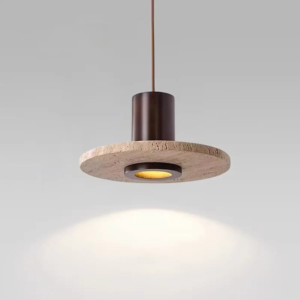 Suspension en Travertin LED – Vodio