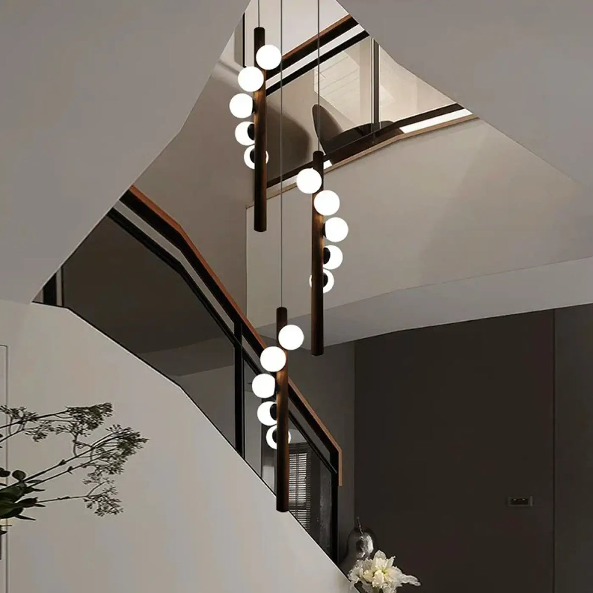 Suspension LED Boules Verticales – Zania