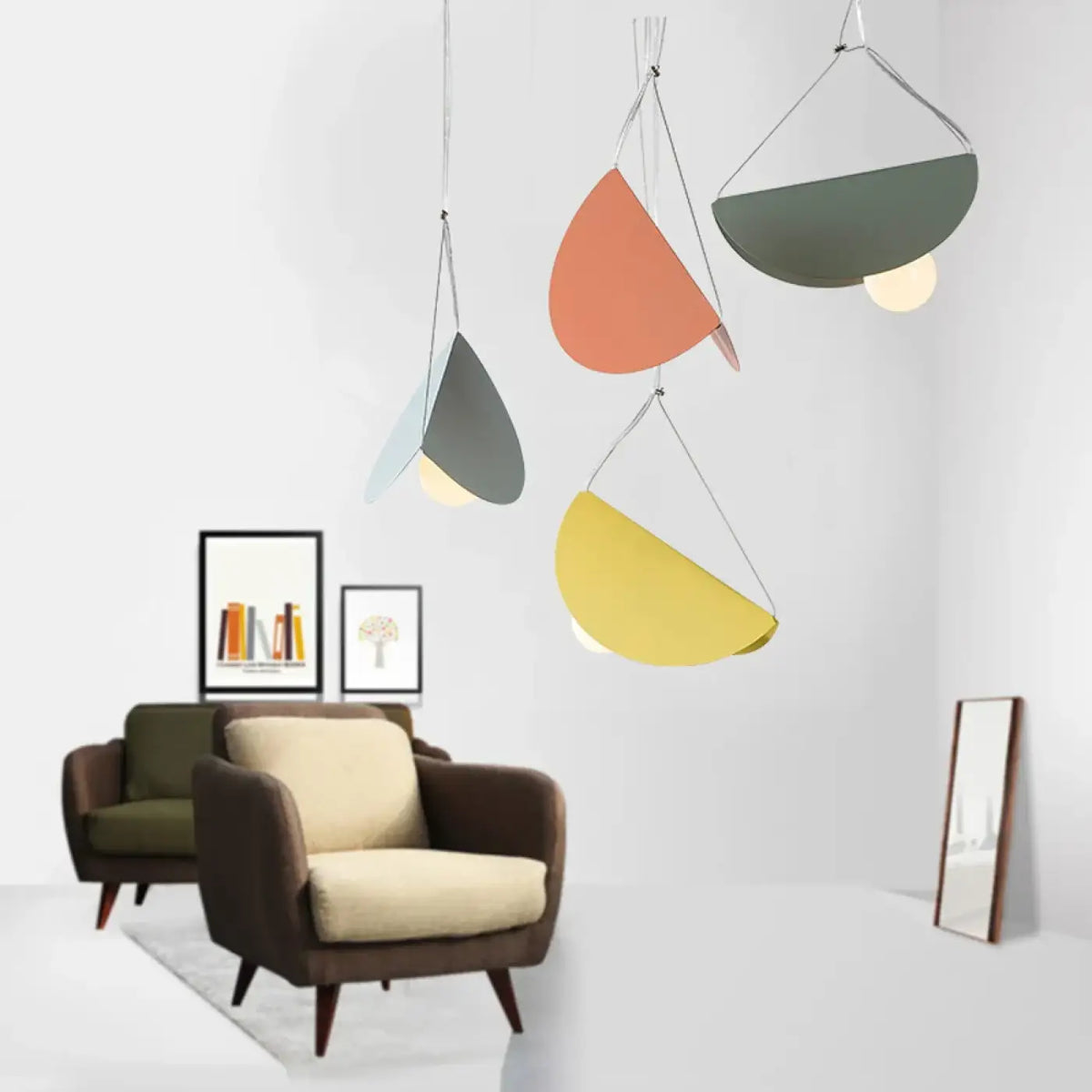 Suspension en Métal Coloré Design – Finelle