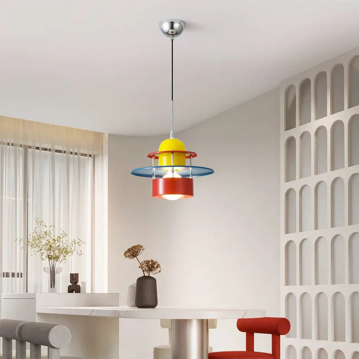 Suspension Multicolore Rétro pour Chambre – Zémis