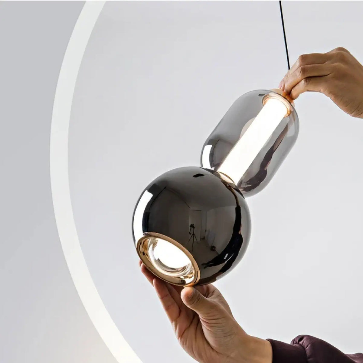 Suspension Globe en Verre Opalin – Josine