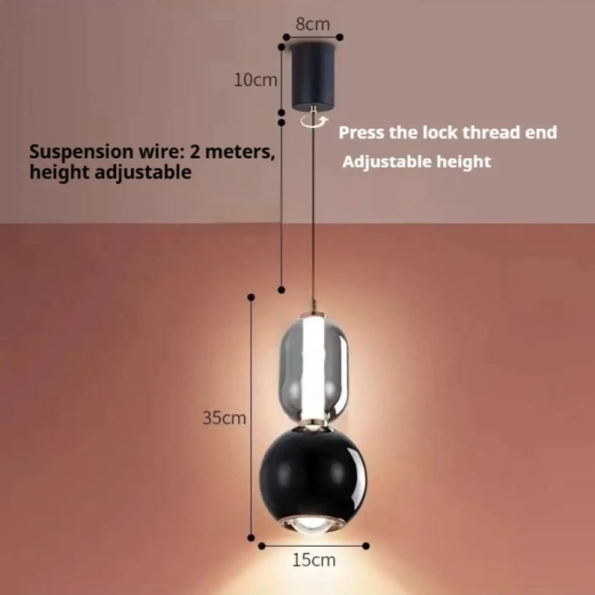 Suspension Globe en Verre Opalin – Josine