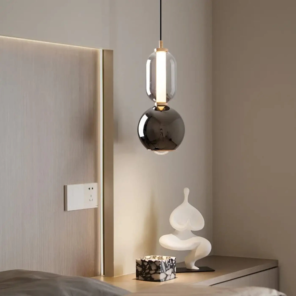 Suspension Globe en Verre Opalin – Josine