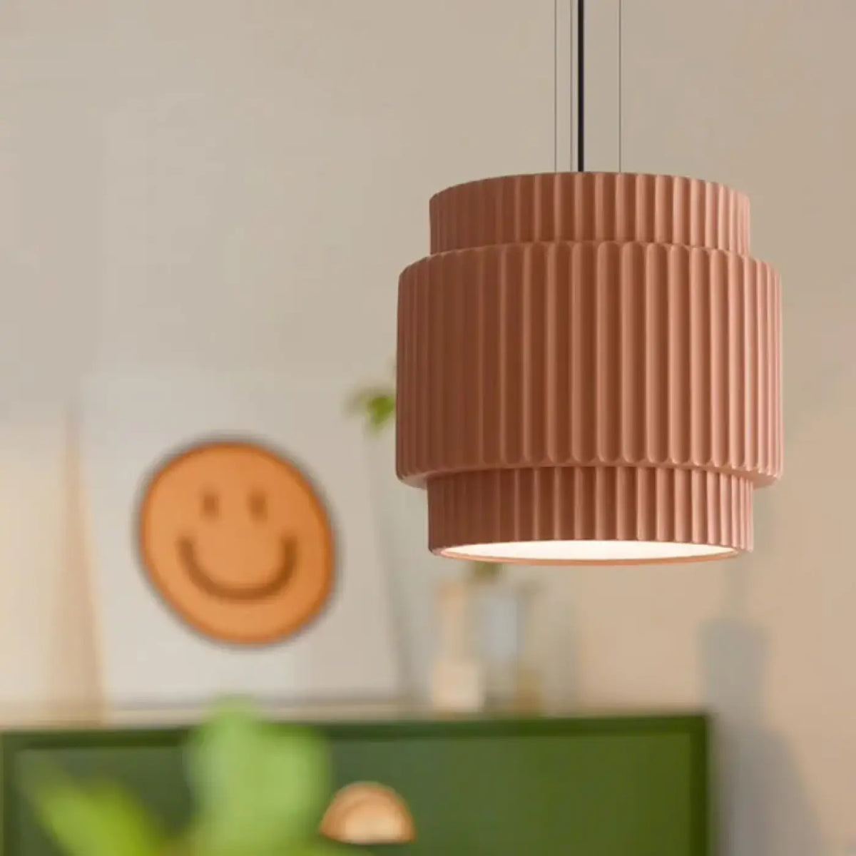 Suspension Abat-jour Plissé Scandinave – Ridel