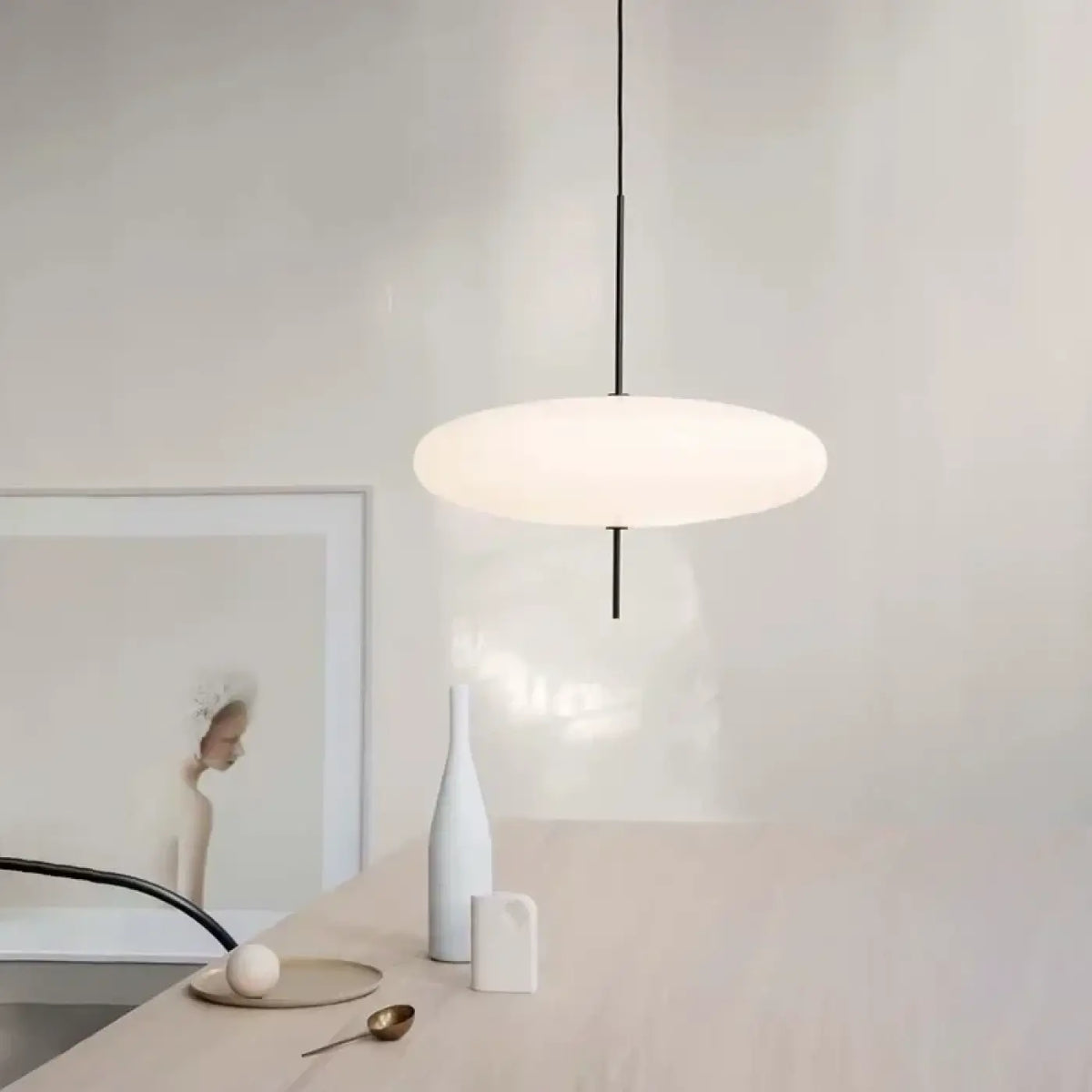 Suspension Disque LED Minimaliste – Fimine