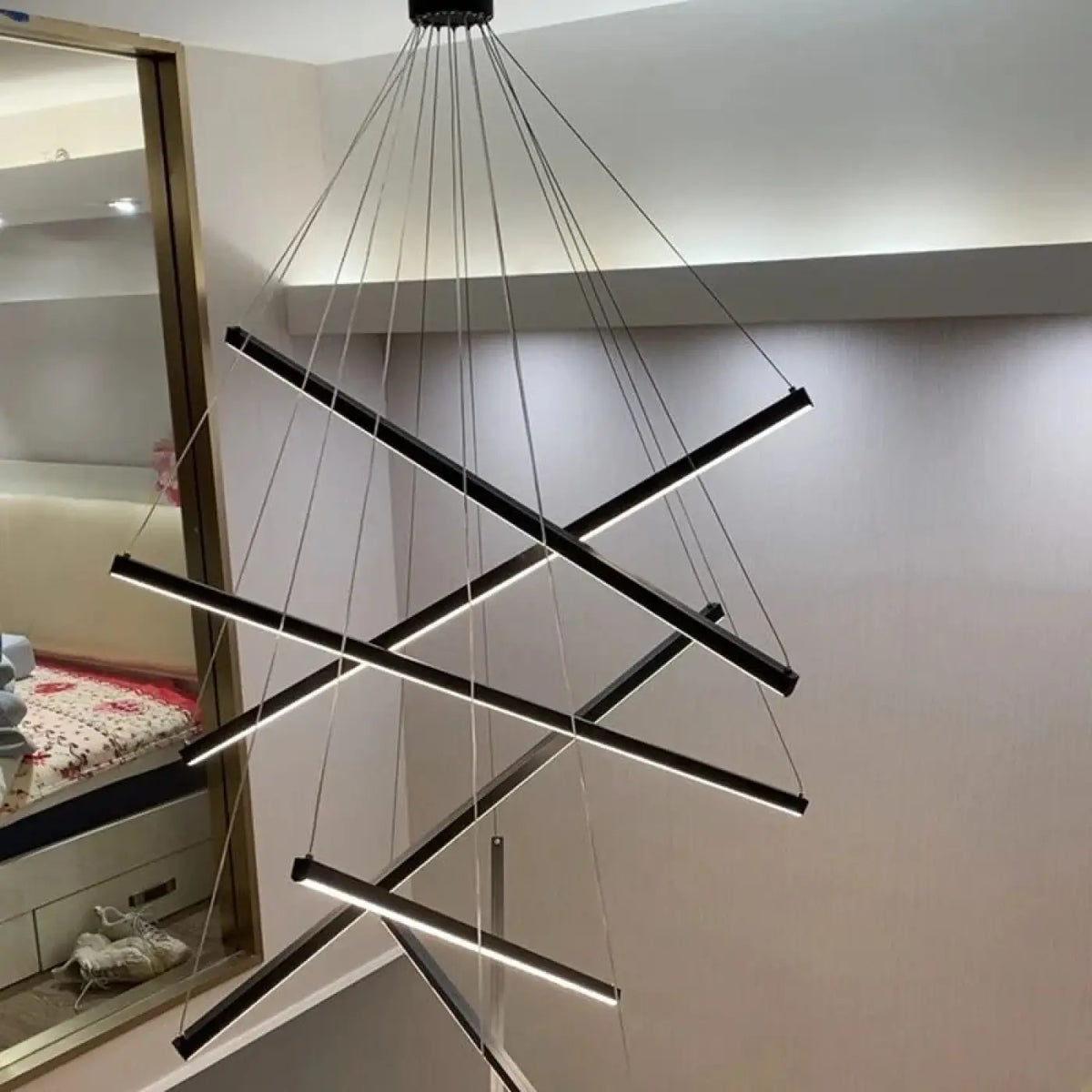 Suspension Grande Hauteur pour Escalier – Dero