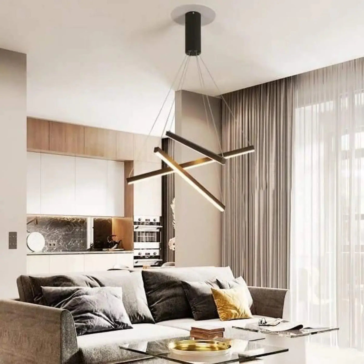 Suspension Grande Hauteur pour Escalier – Dero
