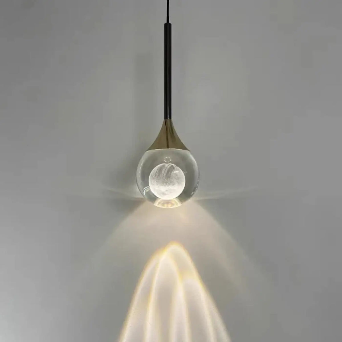 Suspension Goutte Chromée de Chevet – Mivio