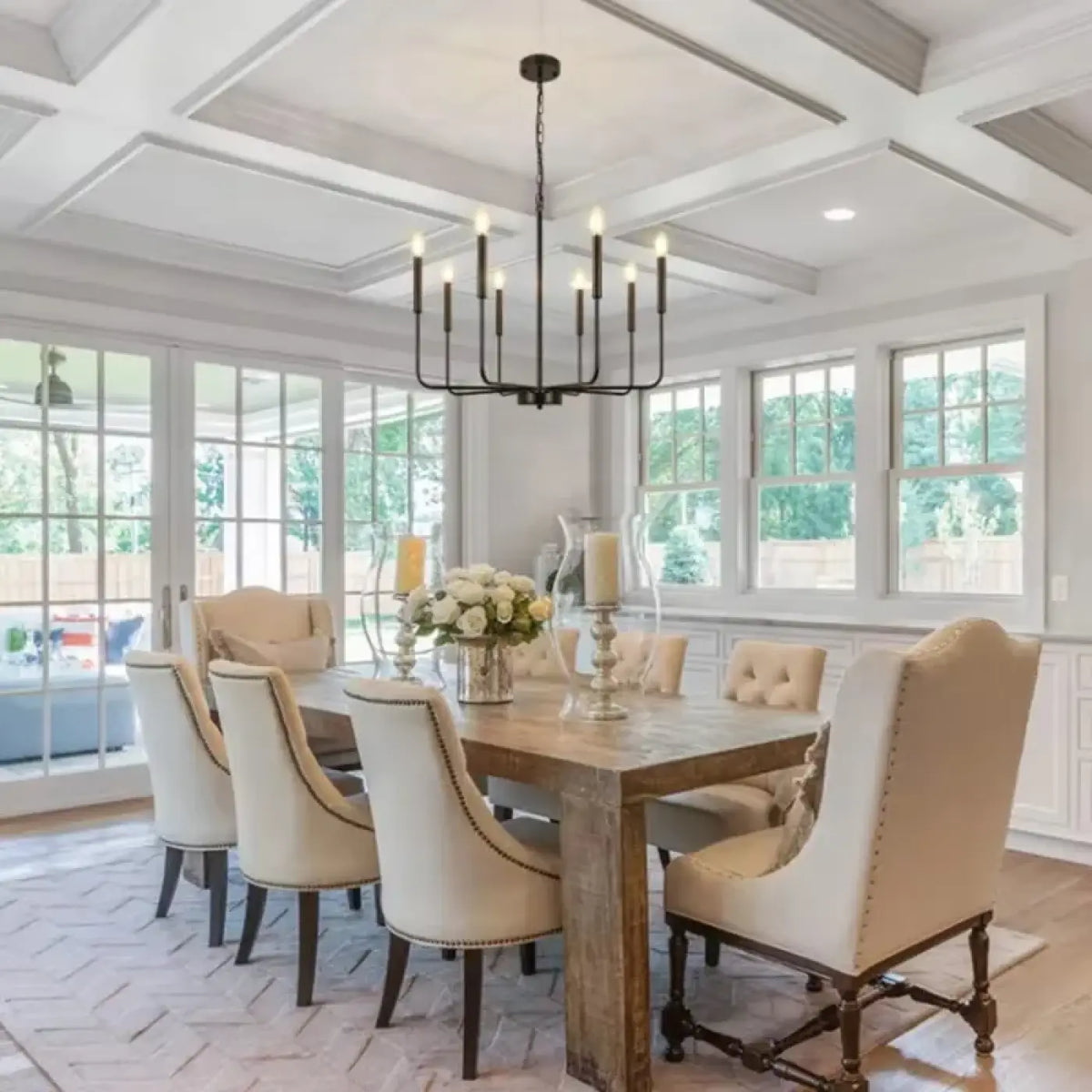 Suspension Laiton Style Chandelier Moderne – Kosel