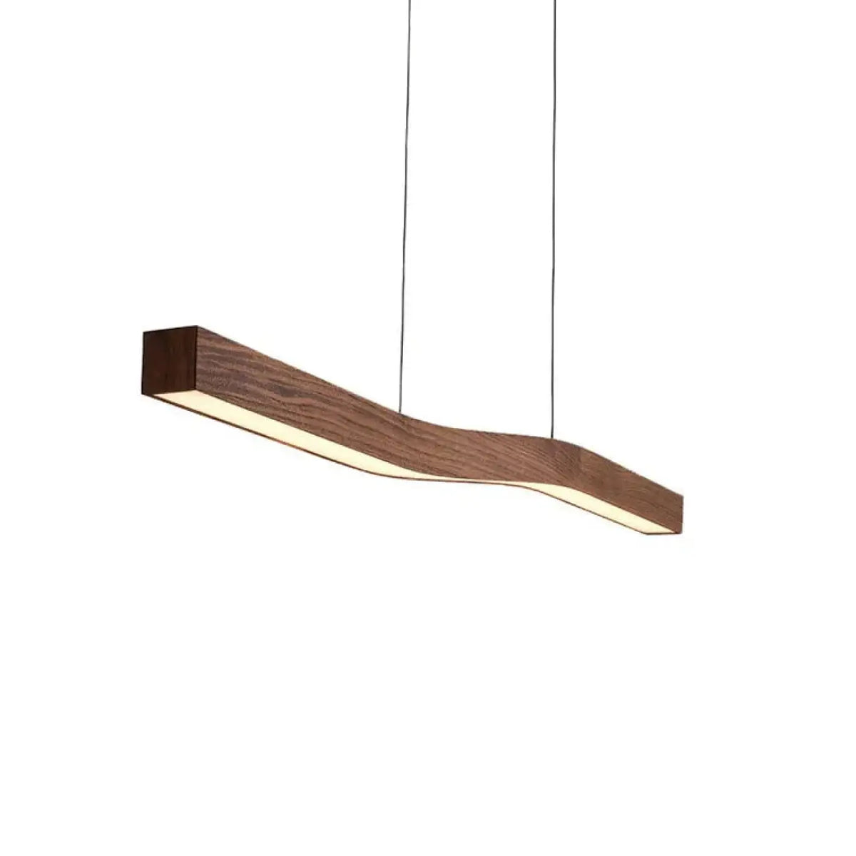 Suspension LED Ondulée en Bois – Bovio