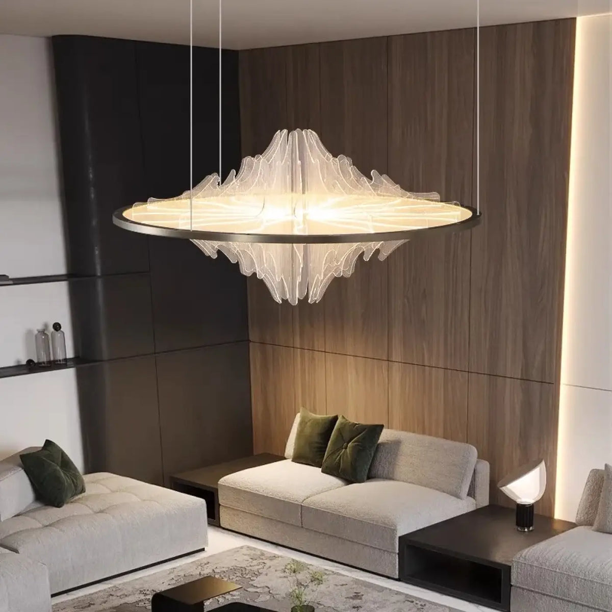 Suspension LED Ondulée – Zasette
